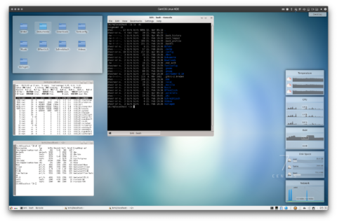 Bild: CentOS 7.6 Linux auf einer virtuellen Maschine unter Parallels Desktop 14 für Mac.