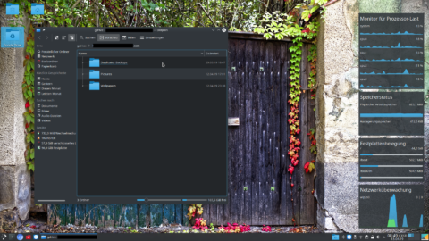 Bild: Man kann auch von Google Drive einen direkten Link auf den Desktop von Kubuntu 18.04 LTS anlegen.