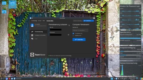 Bild: Auch die Fernwartungssoftware TeamViewer läuft problemlos unter Kubuntu 18.04 LTS. Zur Installation gibt es einen 64-Bit-Installer im DEB Format.