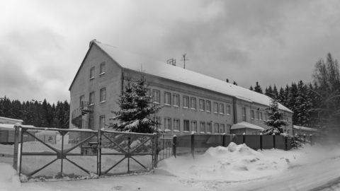 Bildl Ehemalige  Grenzstation bei Bad Sachsa im Harz. Klicken Sie auf des Bild um es zu vergrößern