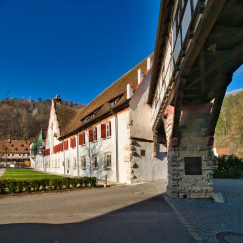 Bild: Das ehemalige Kloster Blaubeuren. Klausur der Klosterkirche. Klicken Sie auf das Bild um es zu vergrößern.