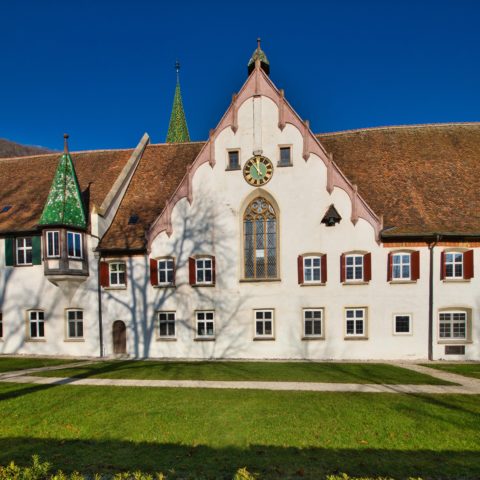 Bild: Das ehemalige Kloster Blaubeuren. Klausur der Klosterkirche. Klicken Sie auf das Bild um es zu vergrößern.