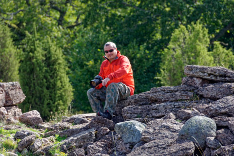 Bild: Unterwegs in Südschweden in der Ruine Himmelstorp. Klicken Sie auf das Bild um es zu vergrößern.